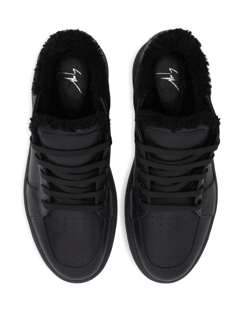 Gz94 shearling leather sneakers - 3