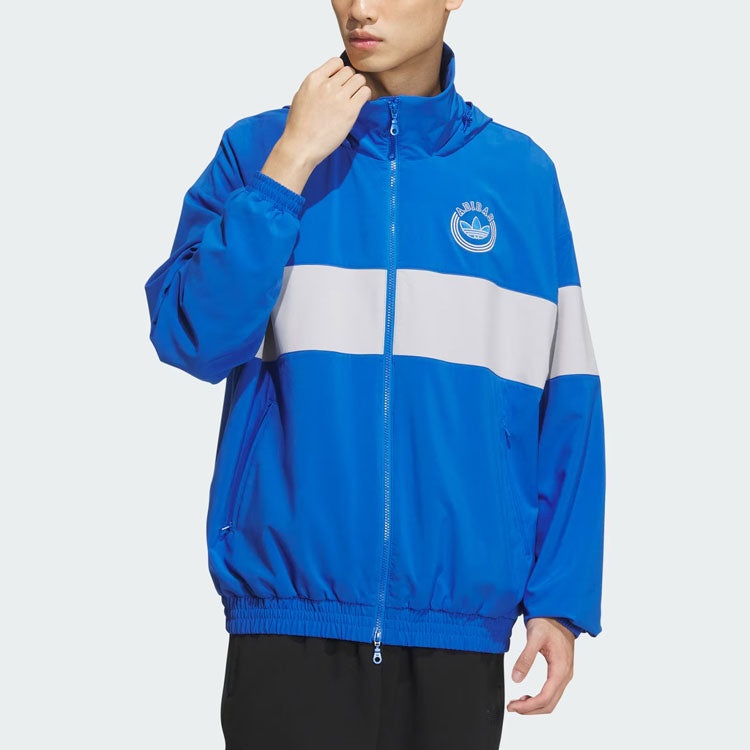 adidas Originals Rifta Windbreaker Jackets 'Blue White' IU4794 - 2