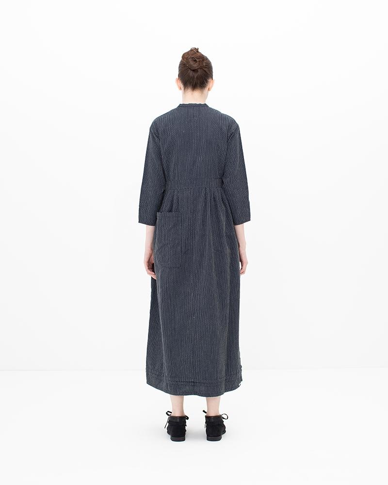 LANCASTER DRESS W NAVY - 3