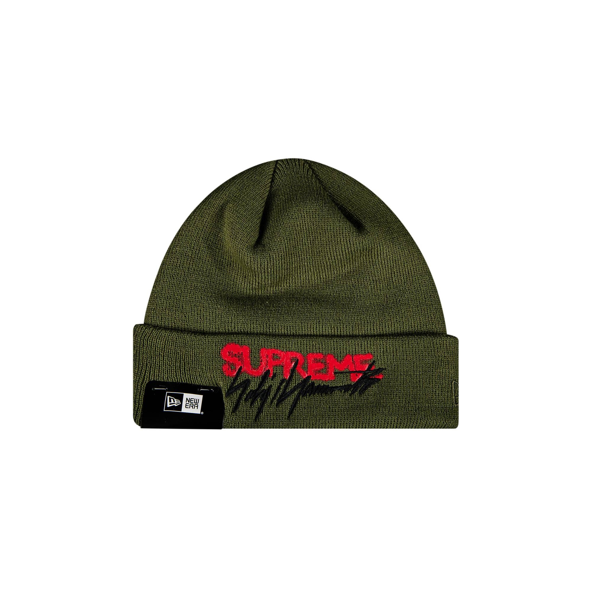 Supreme x Yohji Yamamoto x New Era Beanie 'Olive' - 1