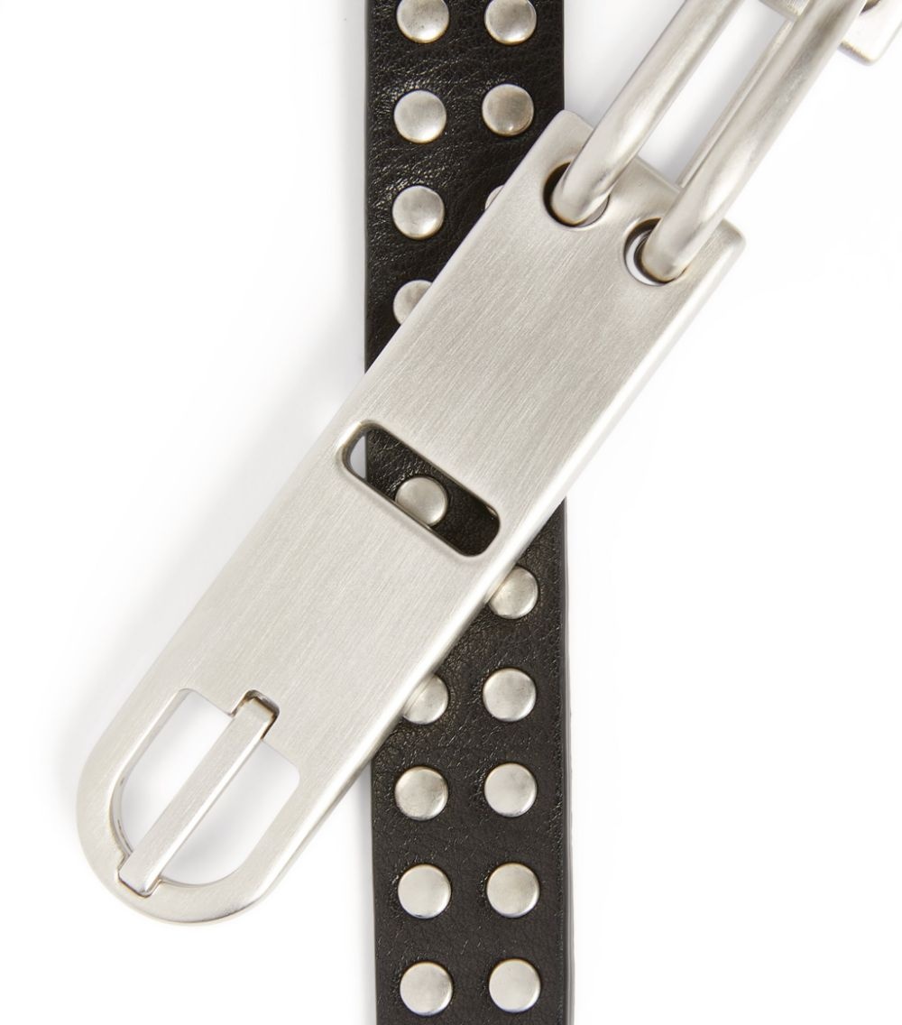 Leather Tongue Belt - 3