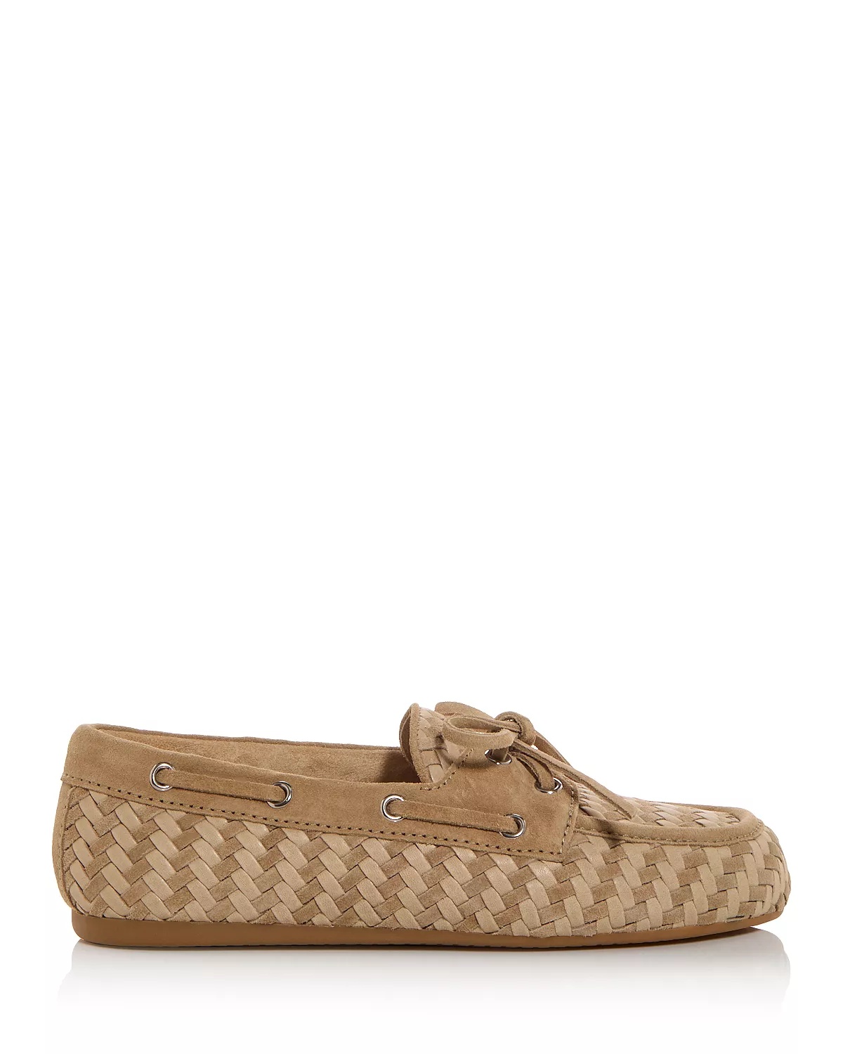 Women's Woven Boat Loafers - 2
