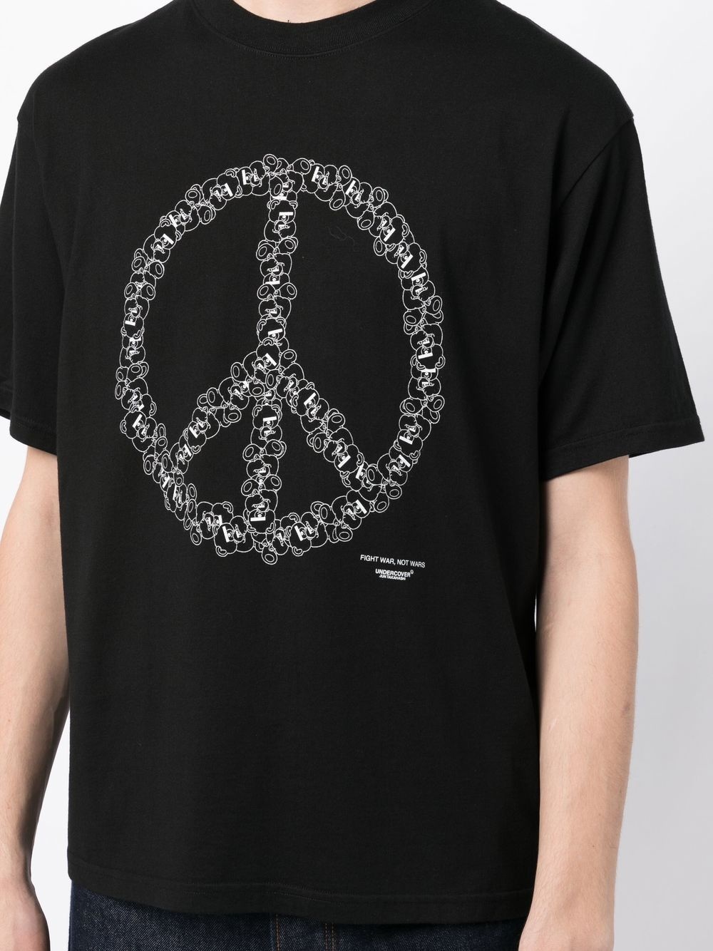 peace-sign cotton T-Shirt - 5