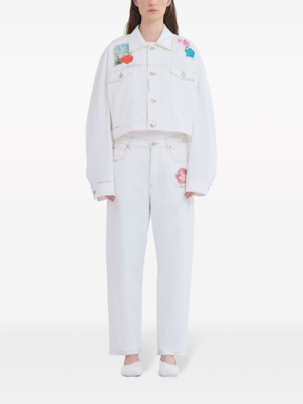 appliquÃ©-detail logo-embroidered jacket - 2