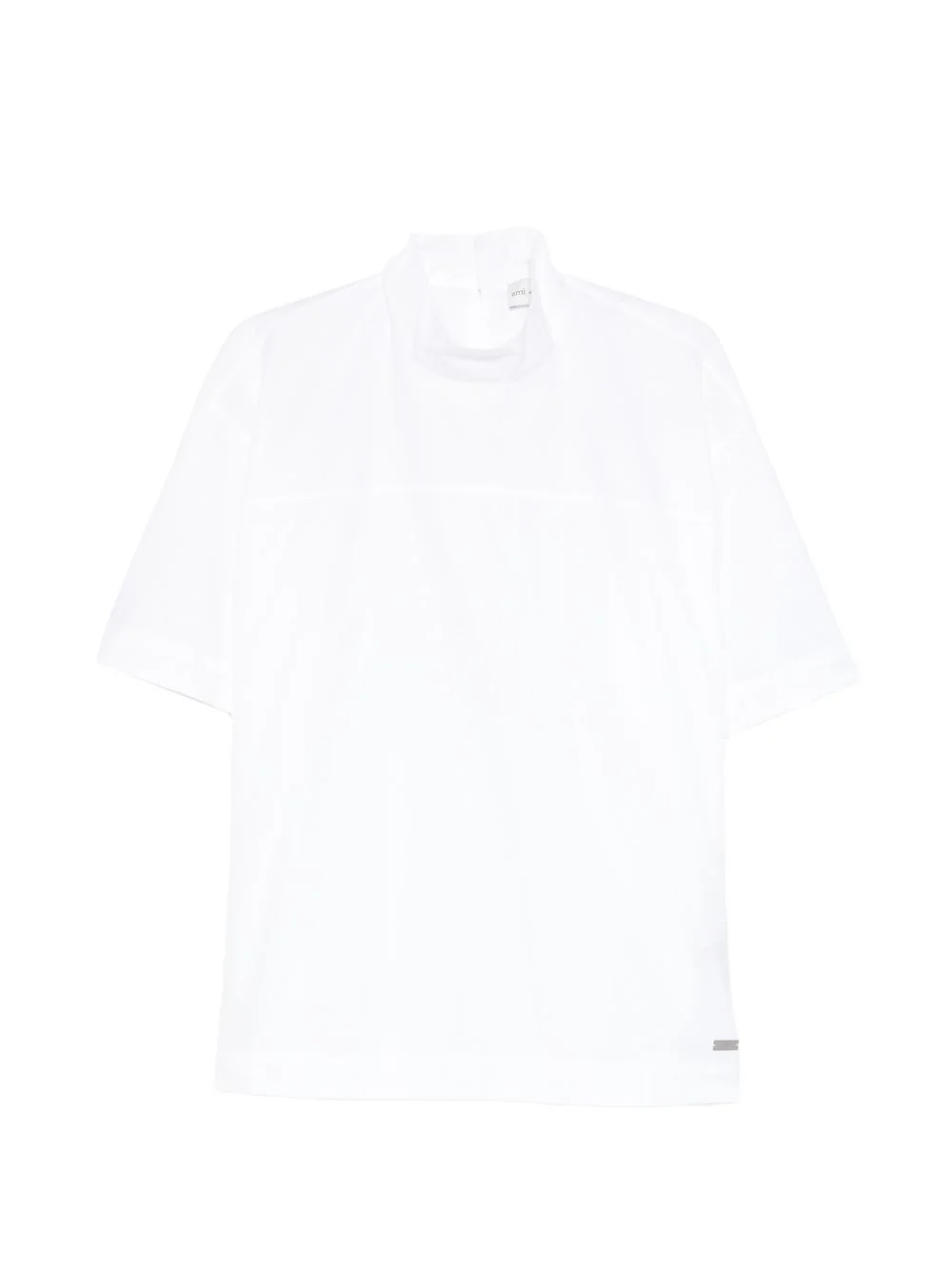 high neck T-shirt - 1