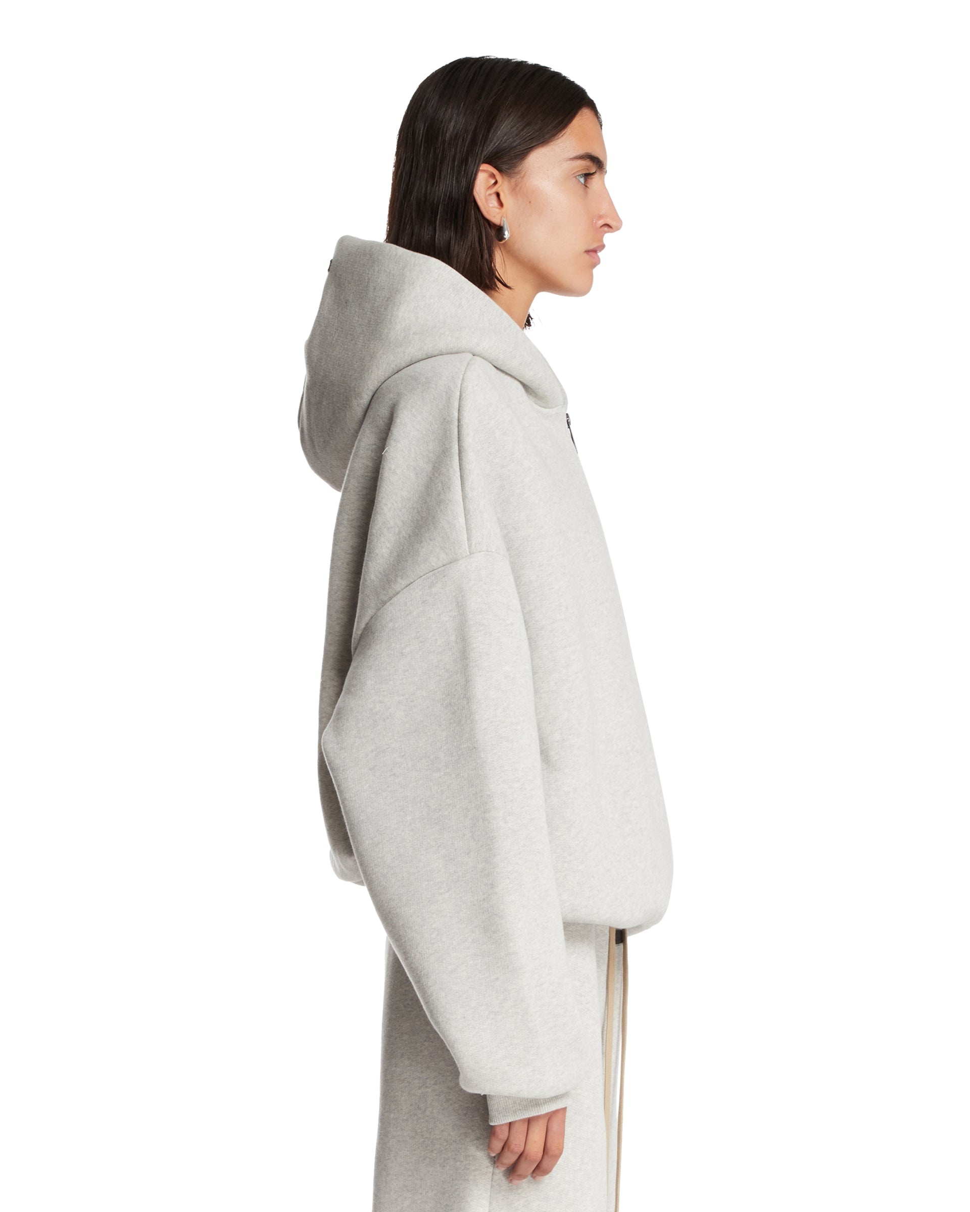 Gray Half-Zip Sweatshirt - 2