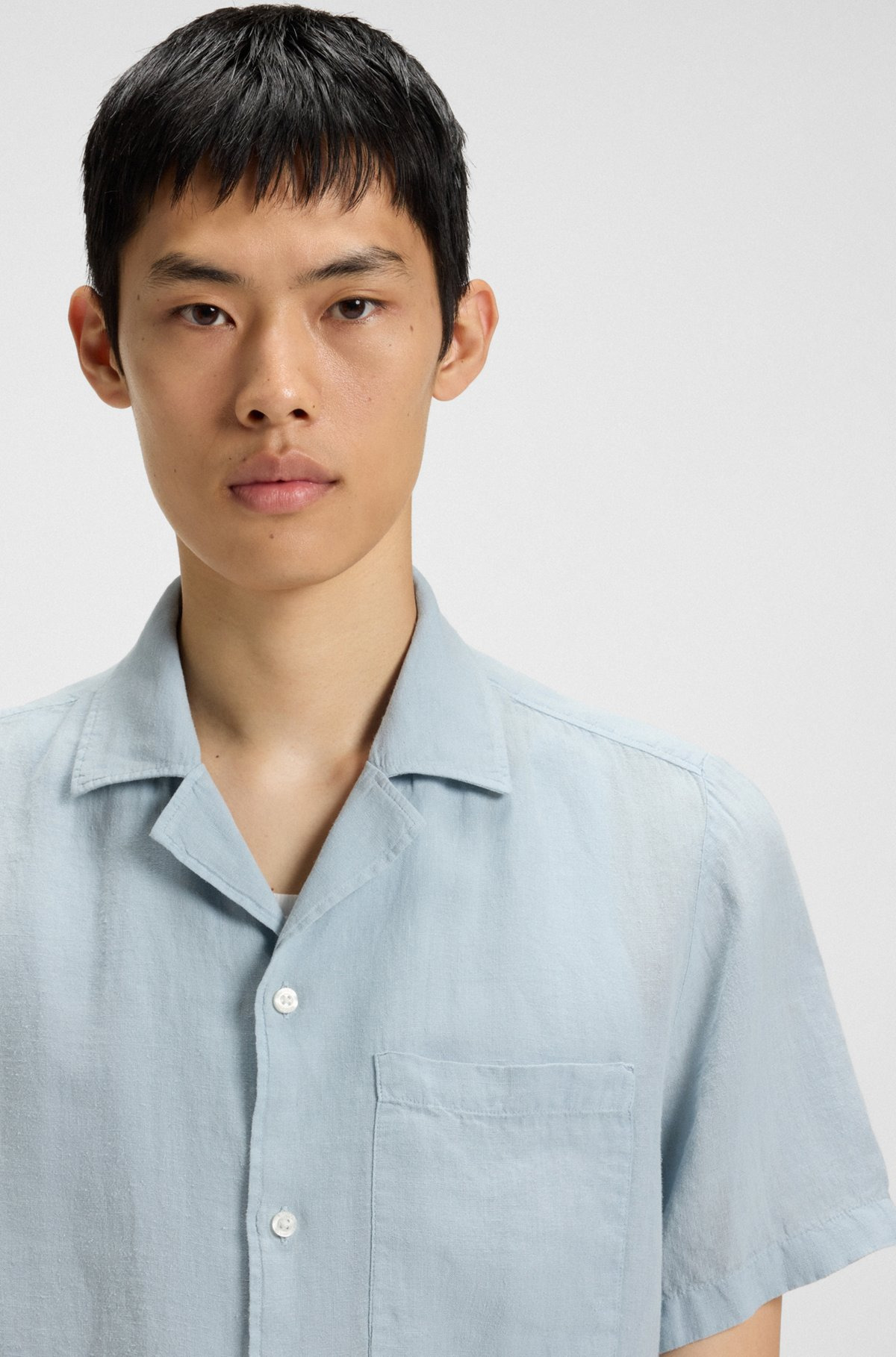 RELAXED-FIT MULTI-OCCASIONAL SHIRT IN LINEN - 3