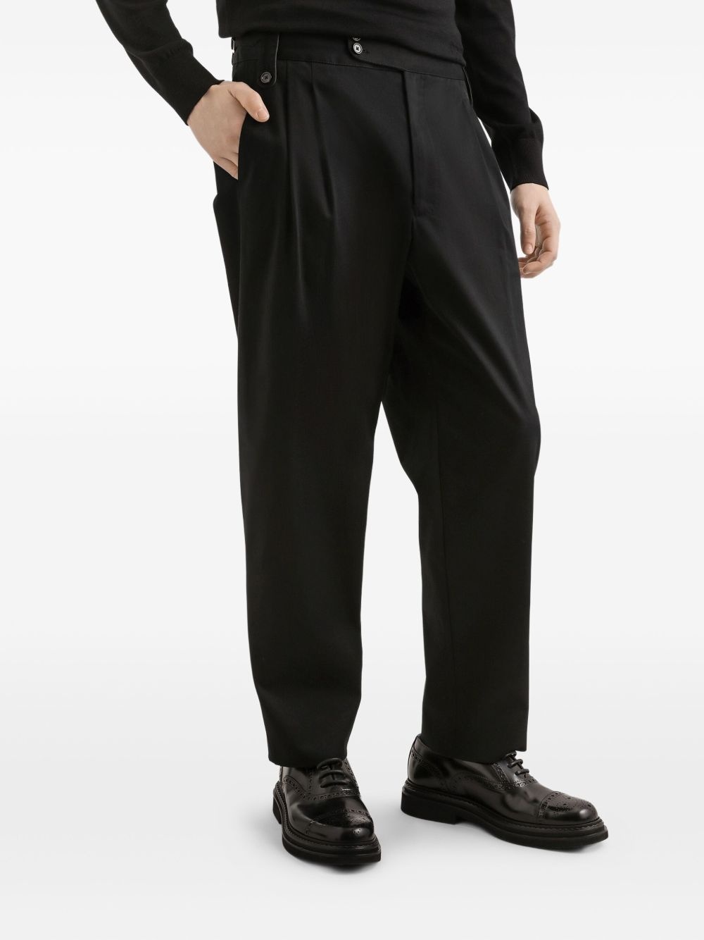 pleated trousers - 4