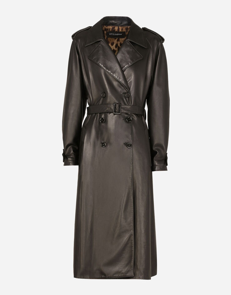 Plongé lambskin trench coat - 3