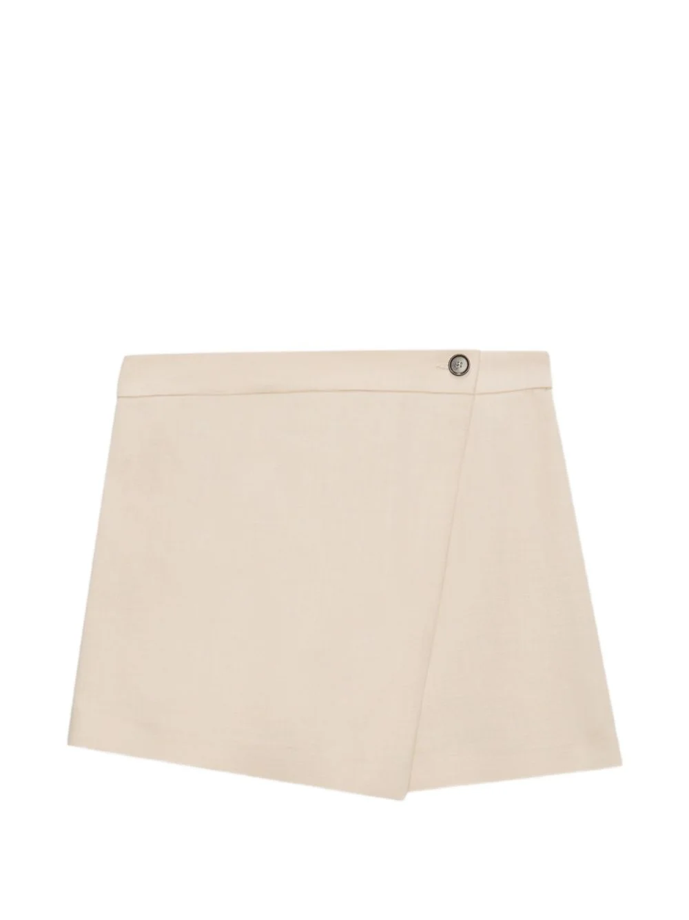 button asymmetric shorts - 1