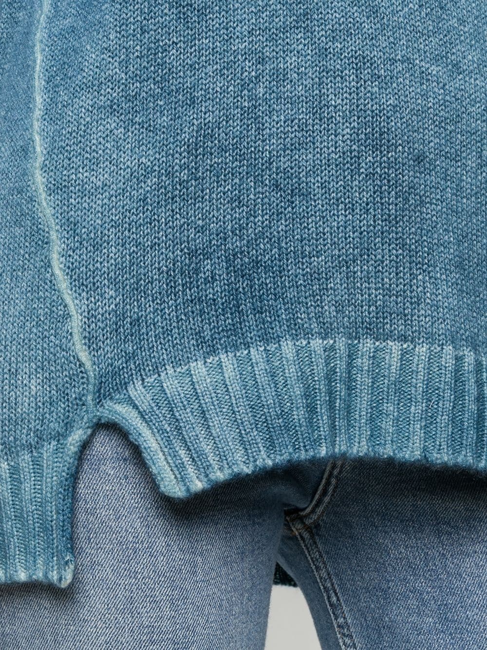 gradient-effect cashmere jumper  - 5