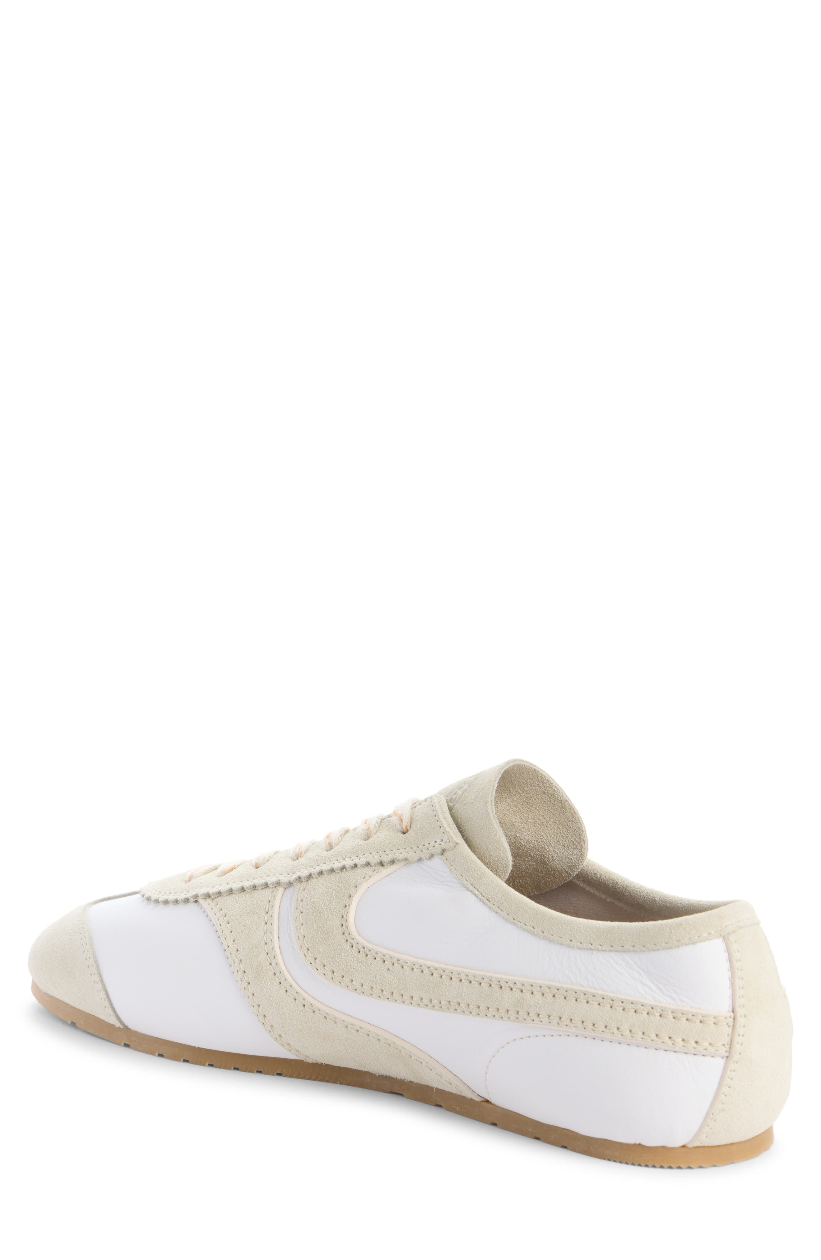 Dries Van Noten Suede Sneaker in White at Nordstrom - 2