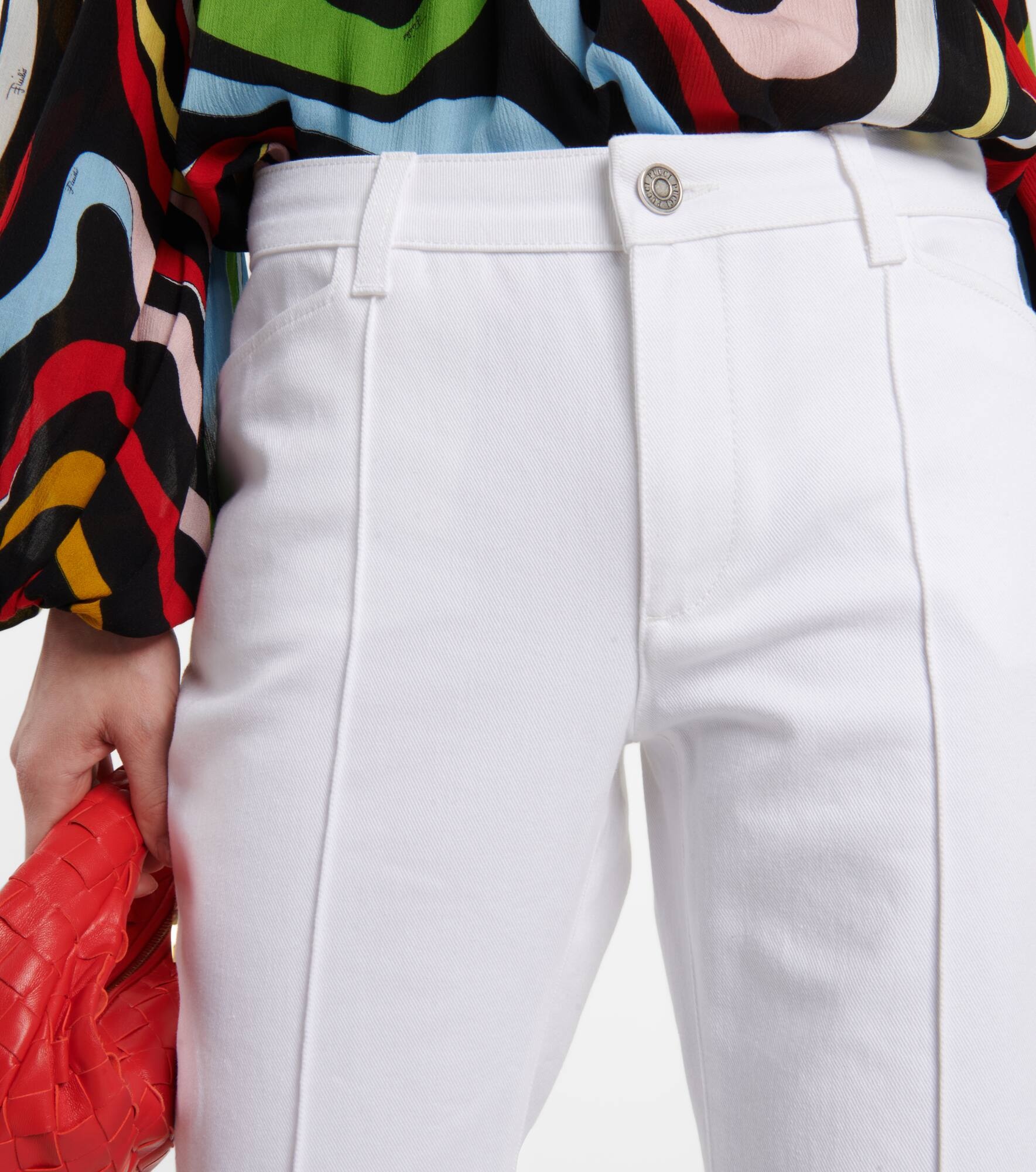 High-rise cropped pants - 4