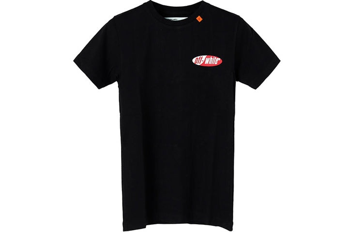 OFF-WHITE Back Arrow Printing Short Sleeve Black OMAA027S191850061020 - 2