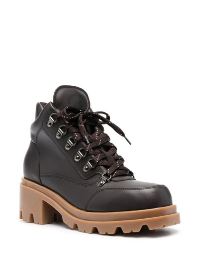 EMPORIO ARMANI Chalet Collection 65mm hiking boots outlook