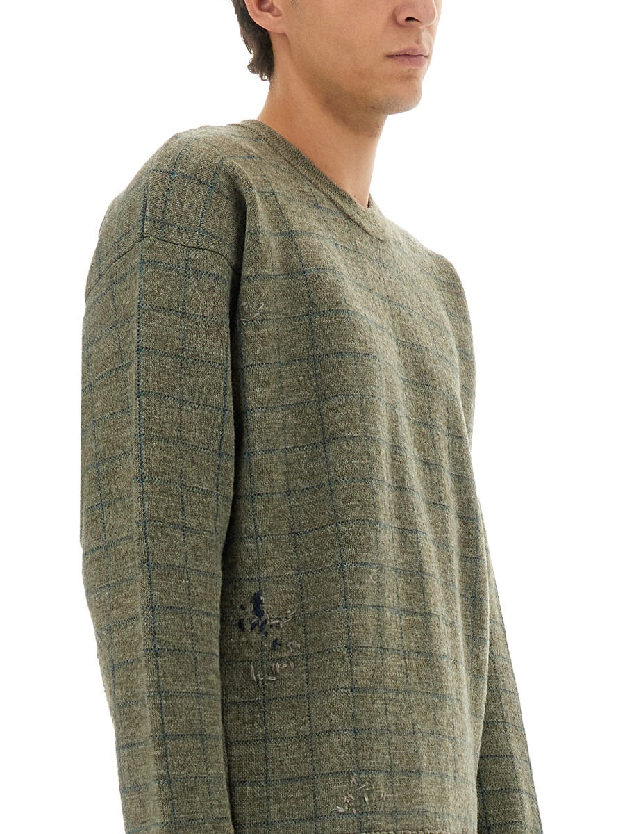 Sweatshirt With Worn Effect - 4