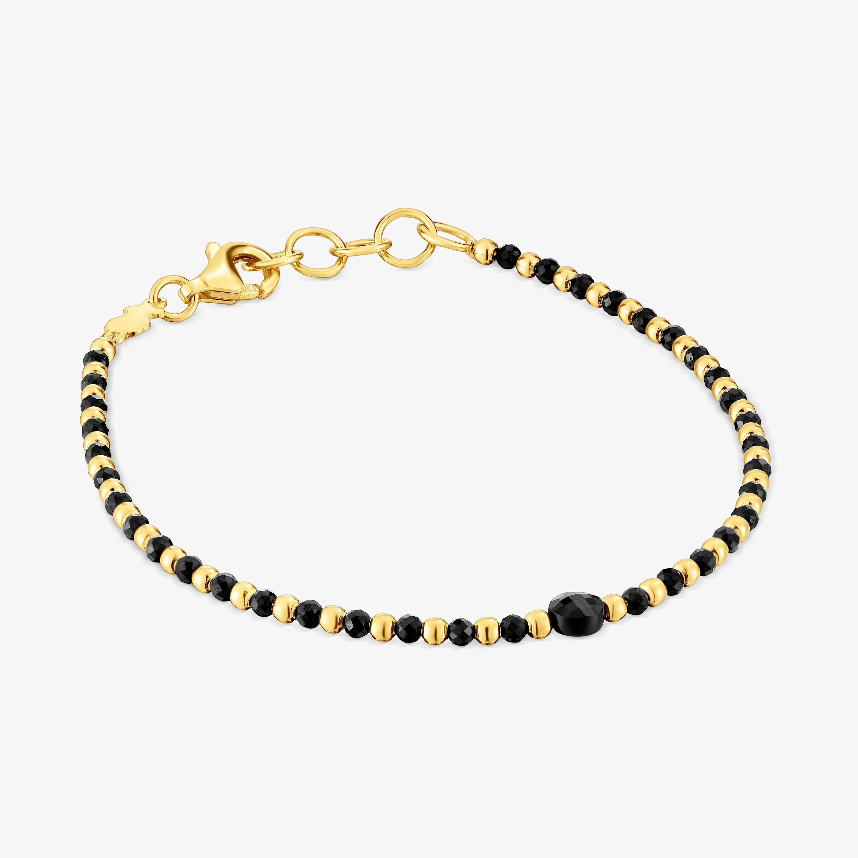 Ball Bracelet with 18K gold vermeil and spinel Basic Colors - 1