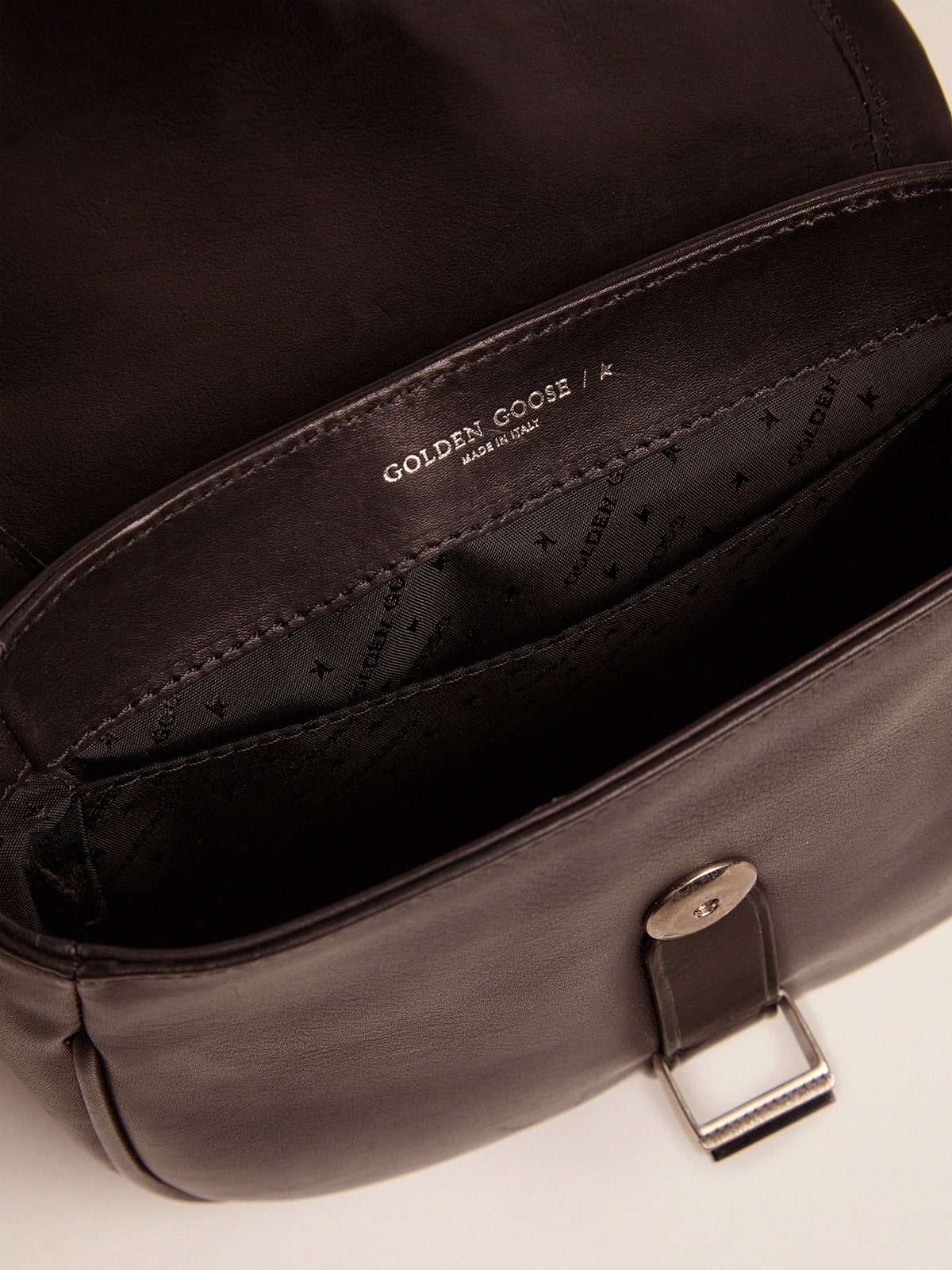 Women's small Rodeo Bag in black leather - 4