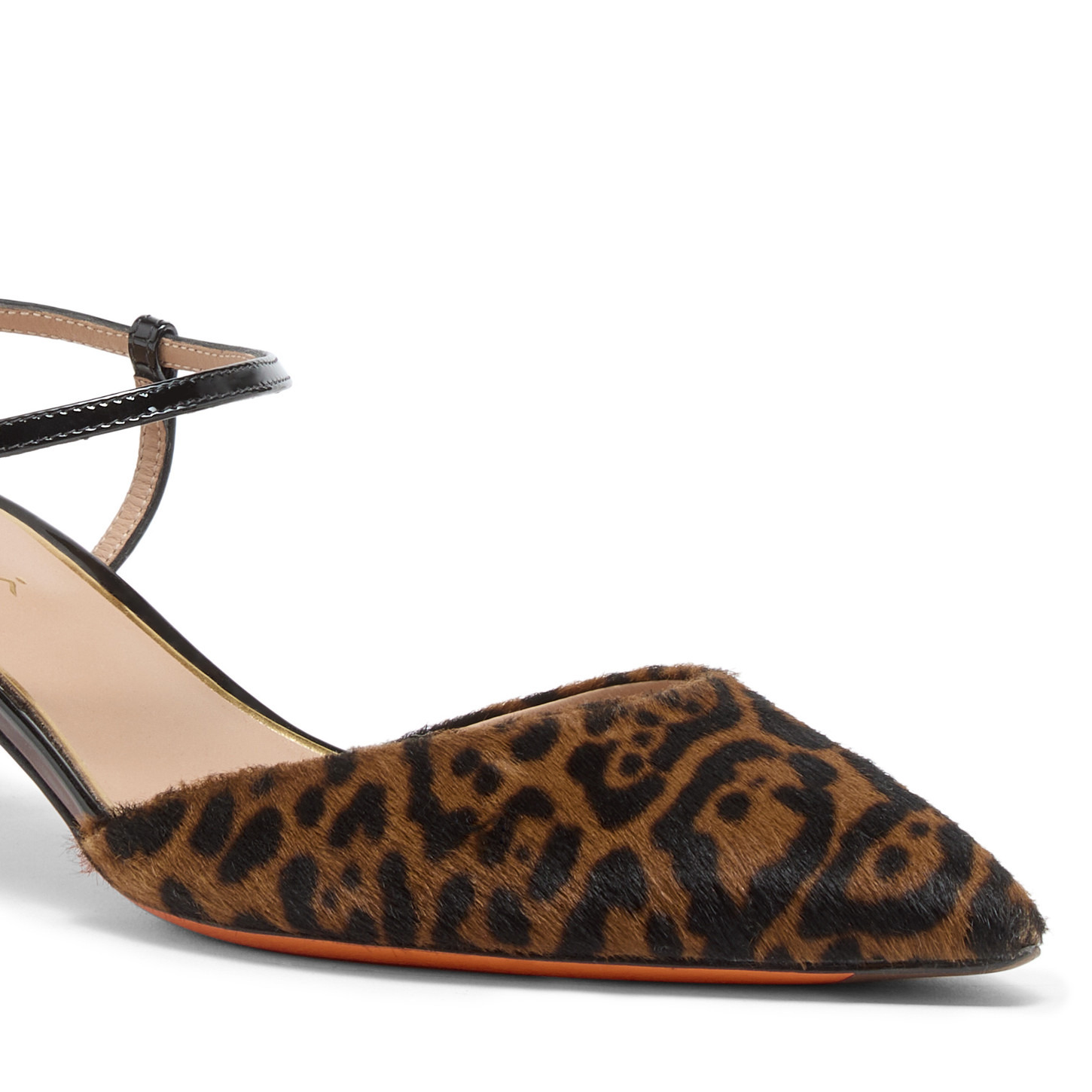 Women's animal-print cavallino mid-heel slingback - 5