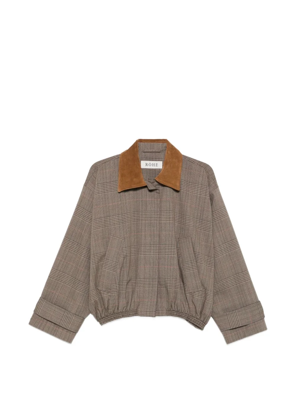 suede-collar jacket - 1