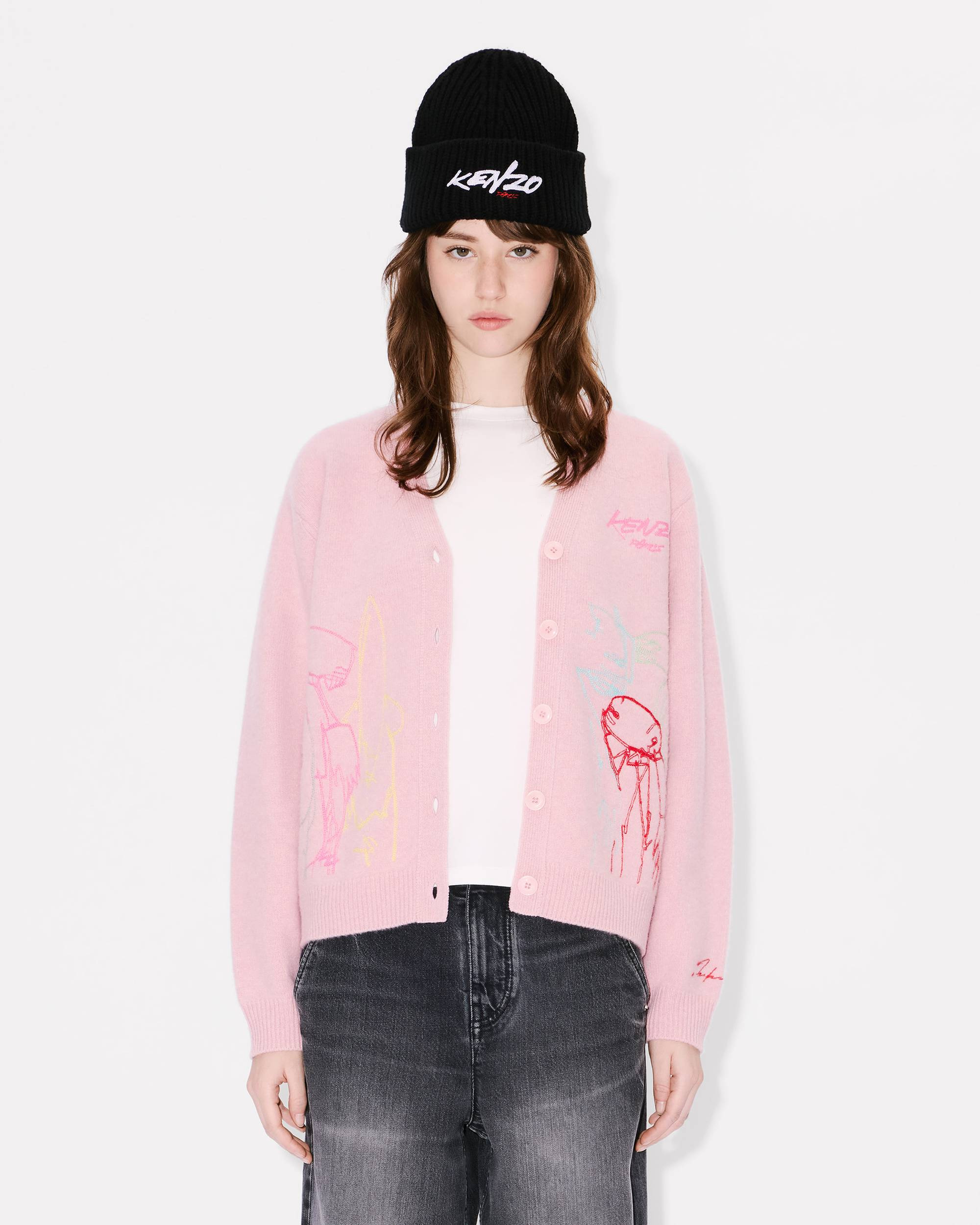 'Kenzo x Futura 2000' cardigan in wool - 3