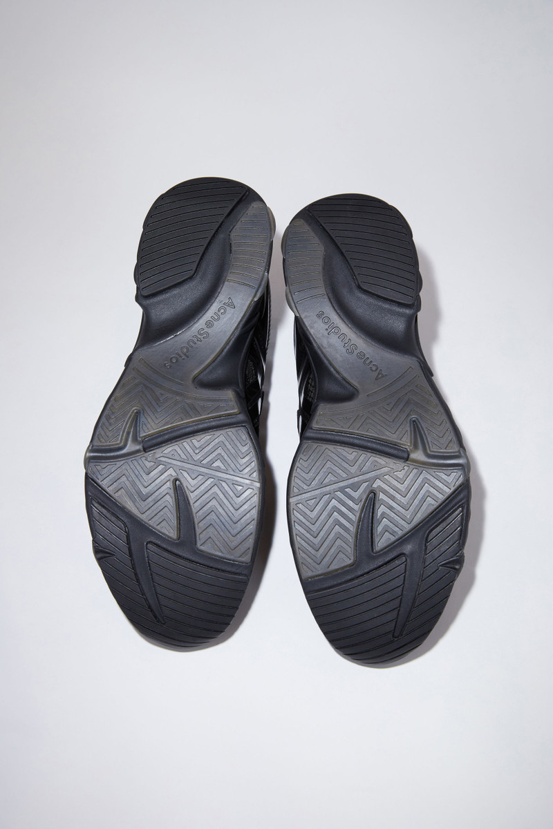 Lace-up sneakers - Black/Black/Black 3