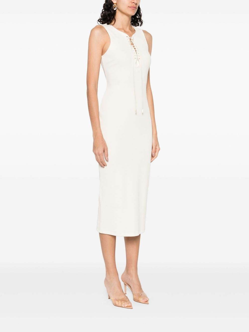 cotton midi dress - 3
