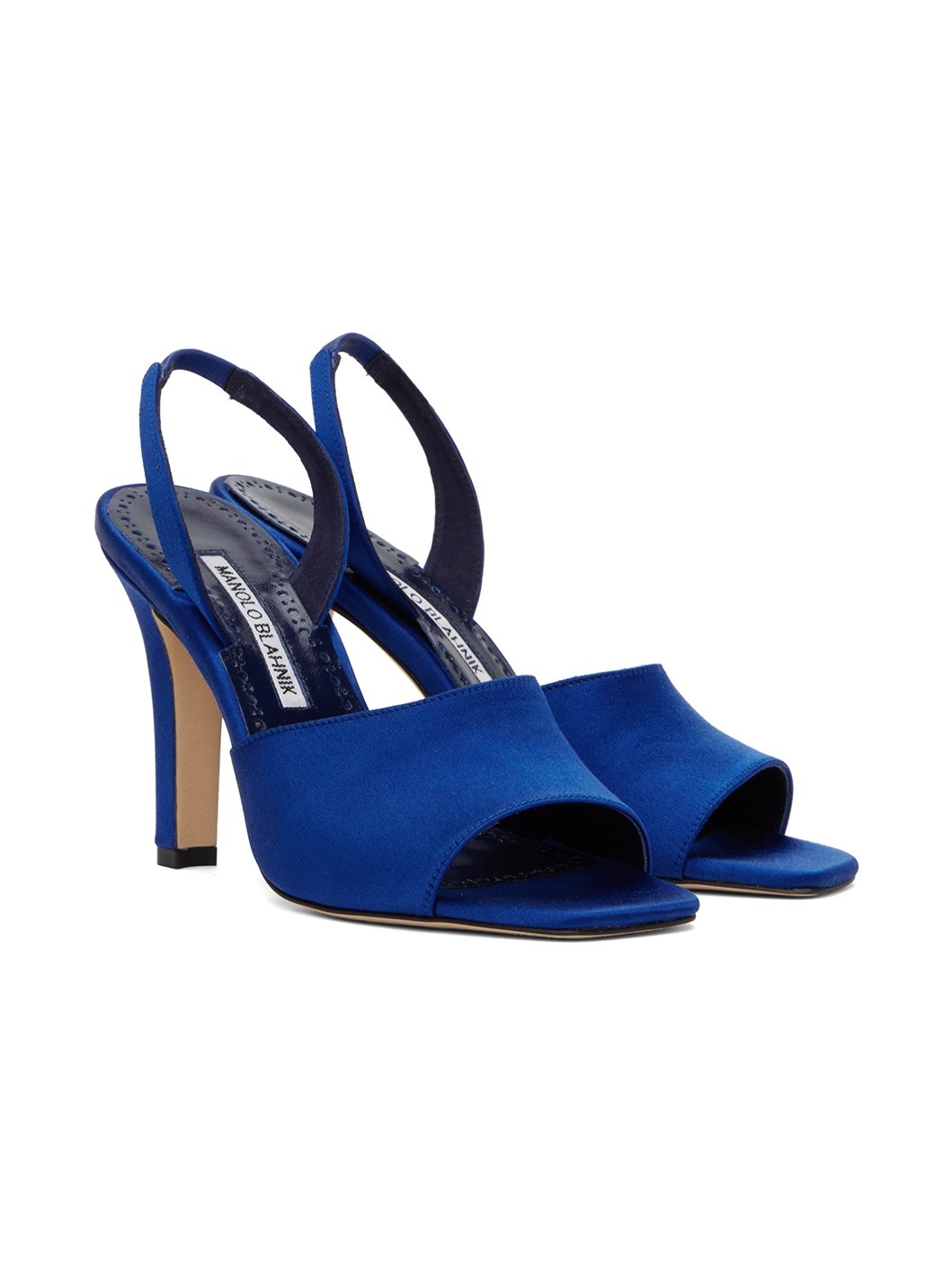 Blue Clotilde Heeled Sandals - 4