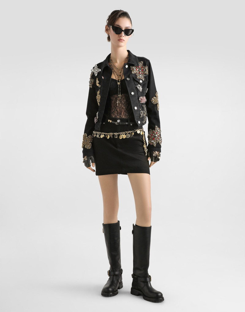 Lace top with underbust cut 4