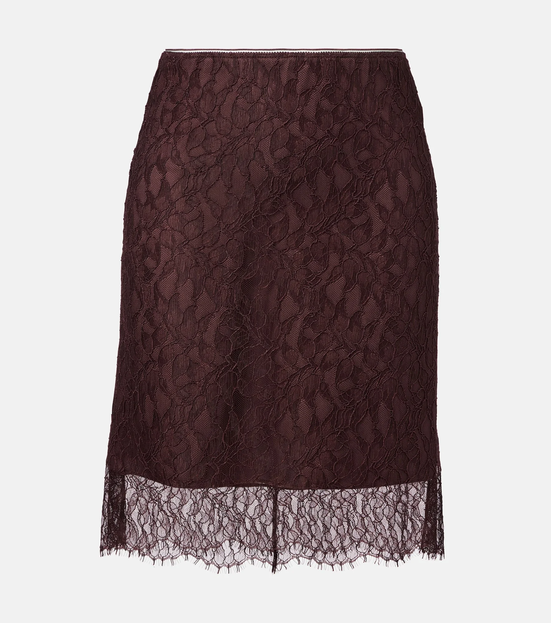 Lace midi skirt - 1