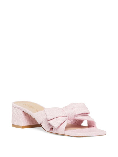 Stuart Weitzman Sofia 45mm bow-detail mules outlook