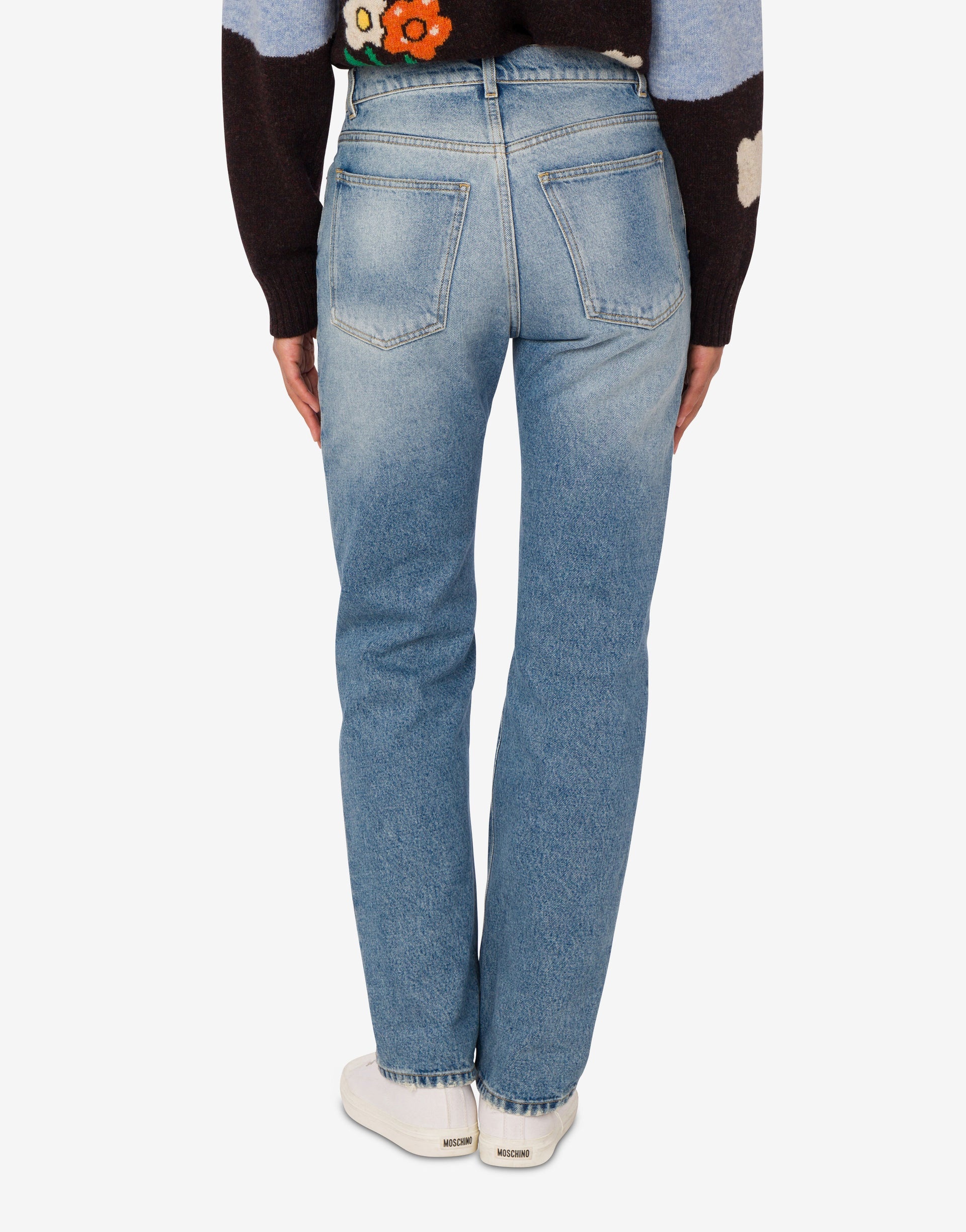 PATCHWORK DENIM PANTS - 3
