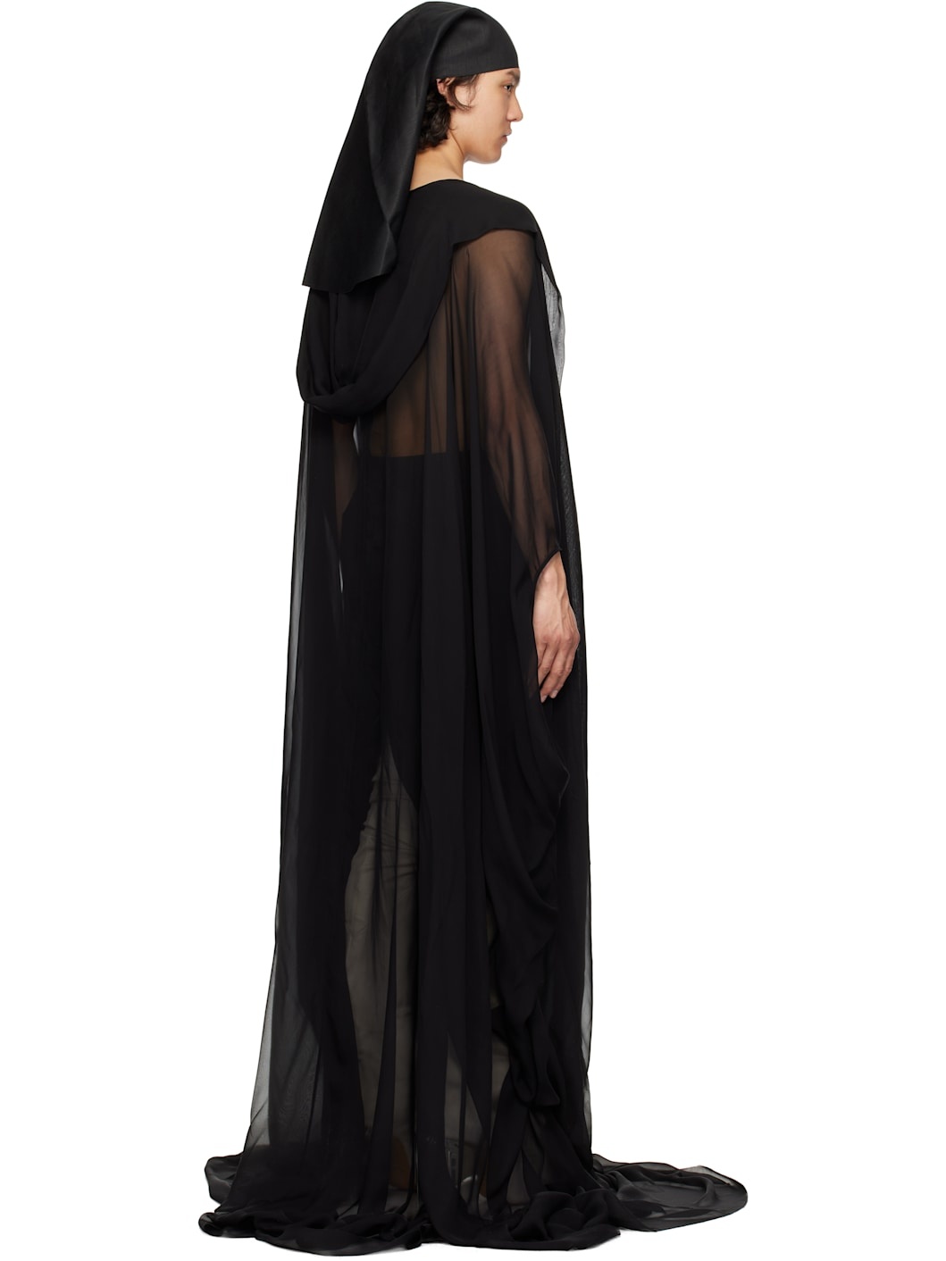 Black Hollywood Allahnah Coat - 3