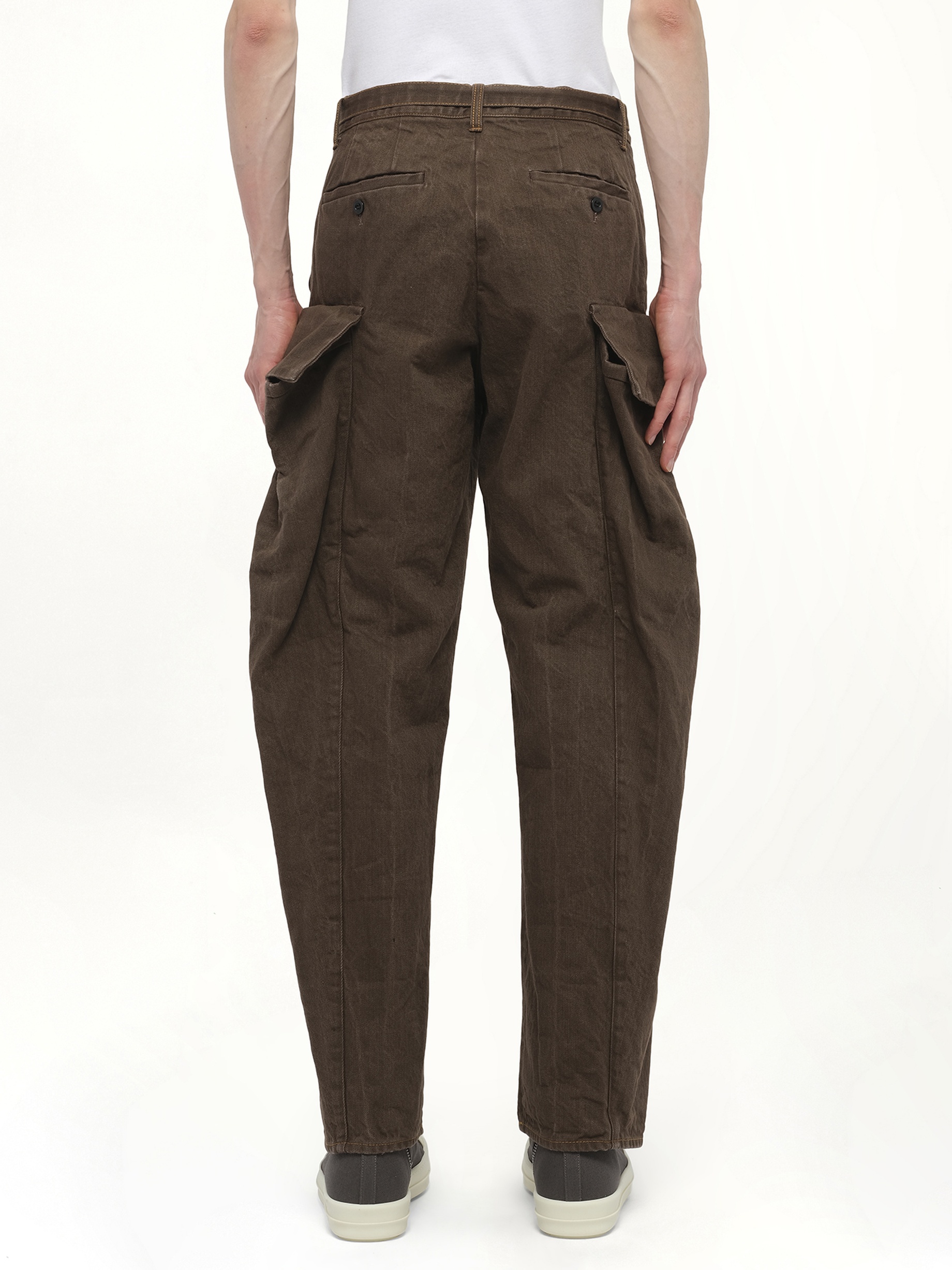 Denim Pants in Brown - 6