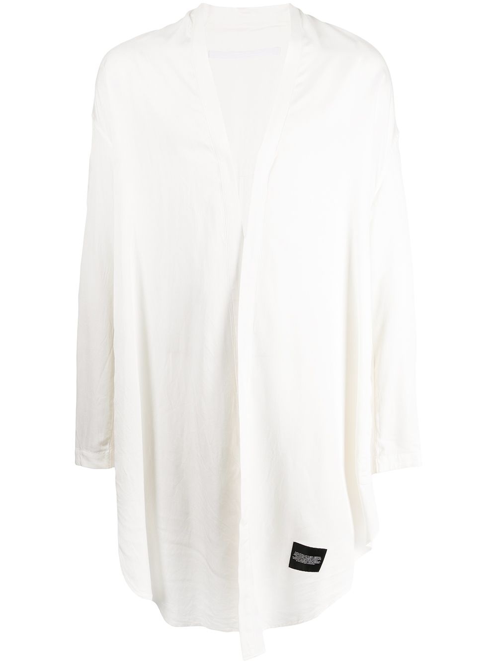 draped robe shirt - 1