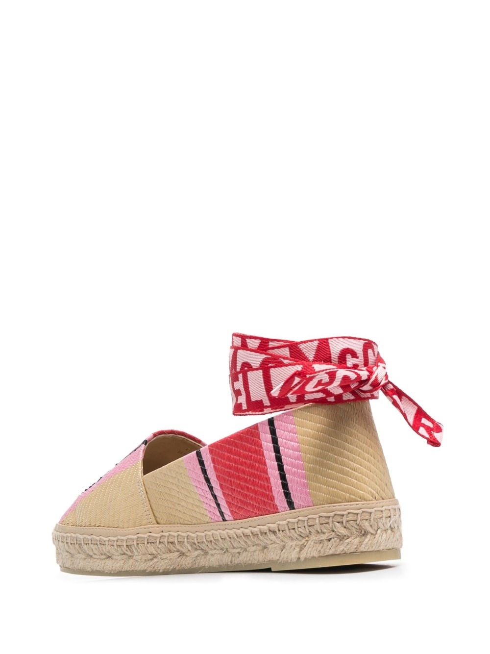 embroidered-logo flat espadrilles - 3