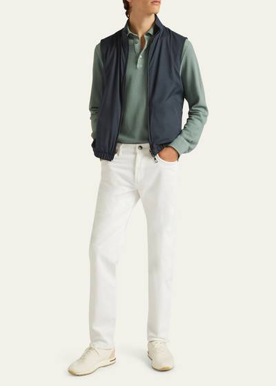 Loro Piana Men's Windmate Reversible Zip-Front Vest outlook