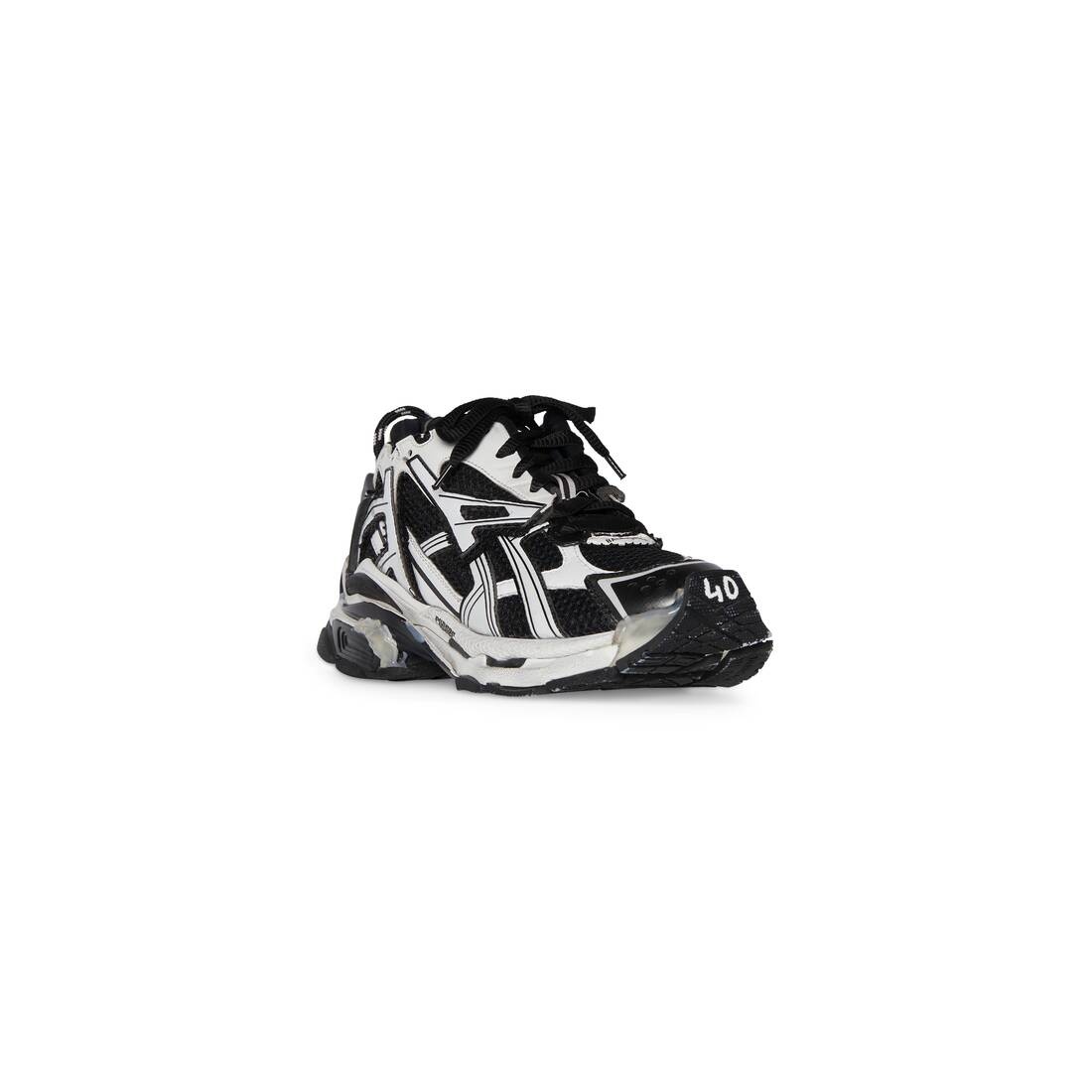 Women's Runner Sneaker in White - 2