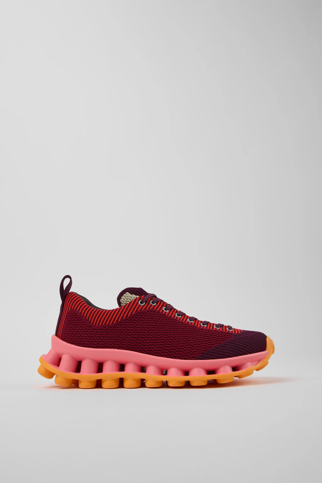 Camper x SUNNEI - PELOTISSIMA Burgundy, Pink and Orange Textile Sneakers for Women. - 1