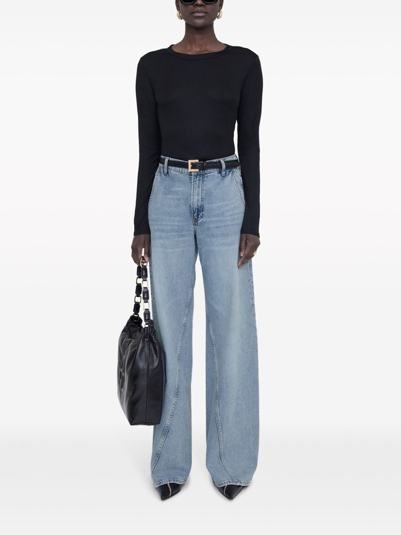 ANINE BING Jane long-sleeved blouse outlook