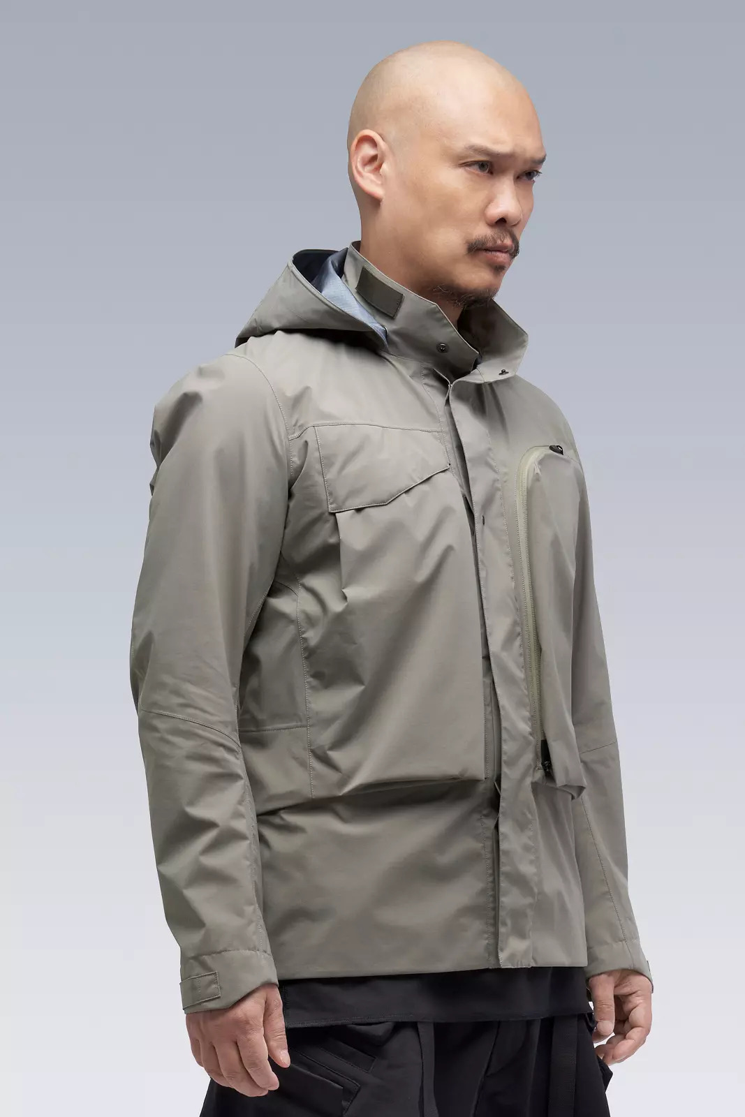J56-GT 3L Gore-Tex Pro Interops Field Jacket Alpha Green - 3
