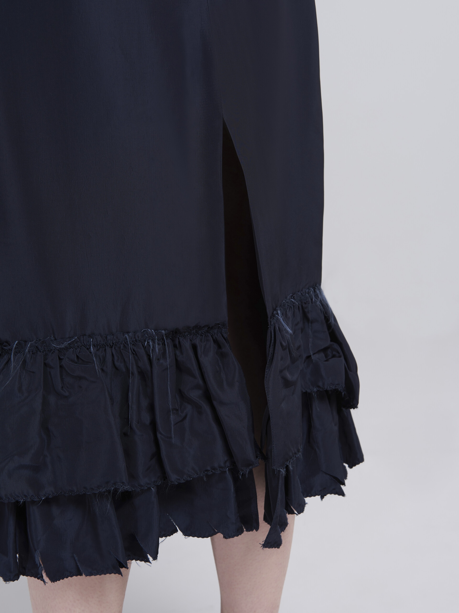 VISCOSE FAILLE SKIRT - 4