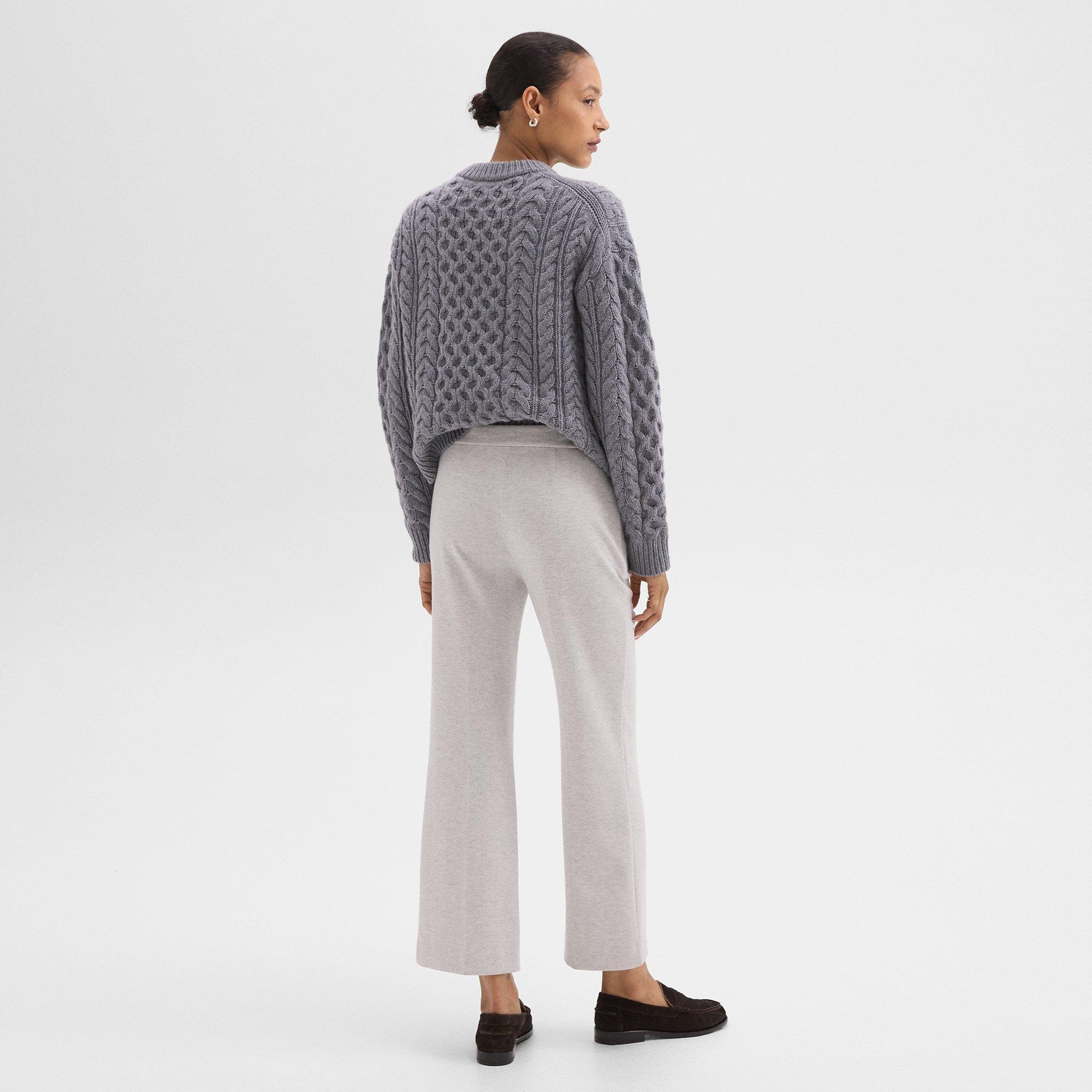 Kick Pant in Herringbone Knit - 4