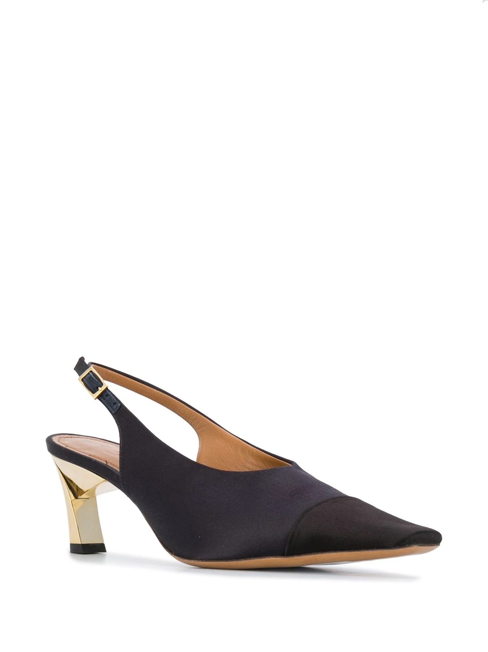 slingback point-toe pumps - 2