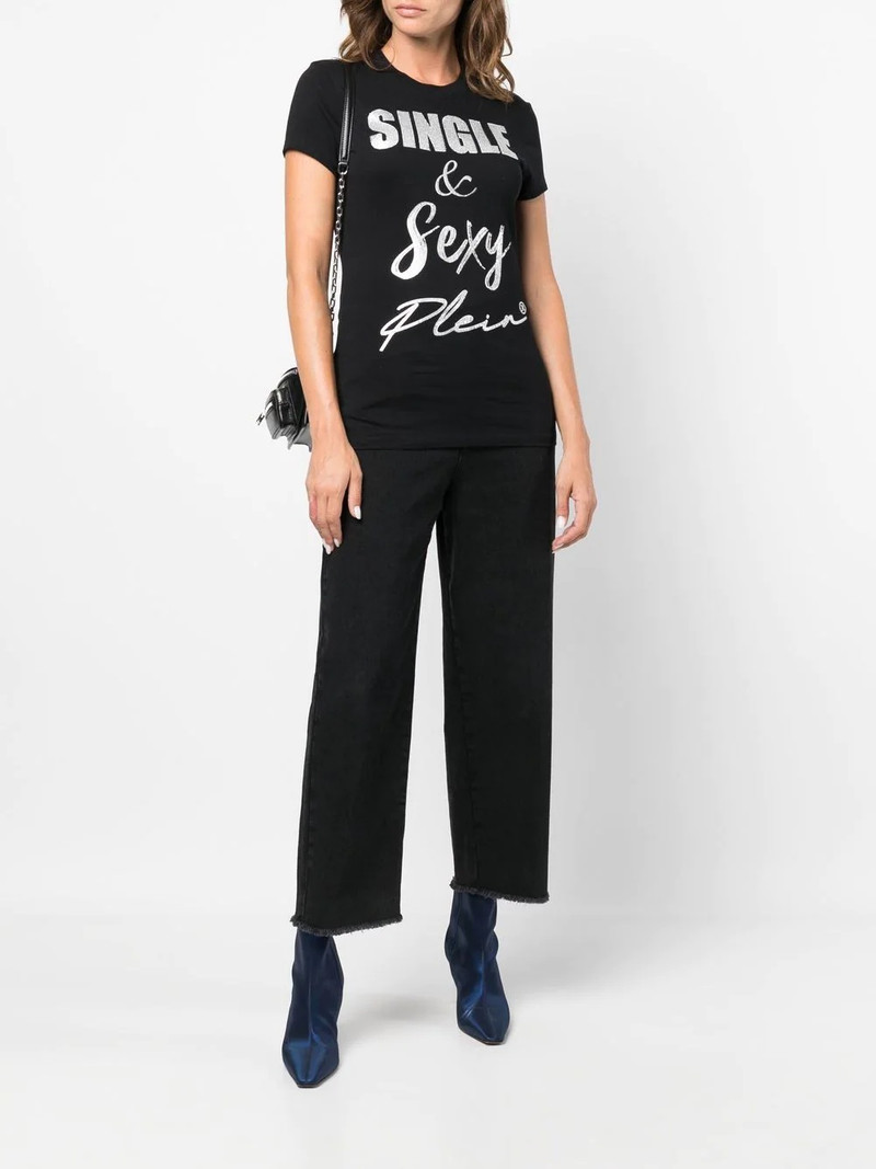 PHILIPP PLEIN graphic-print cotton T-shirt outlook