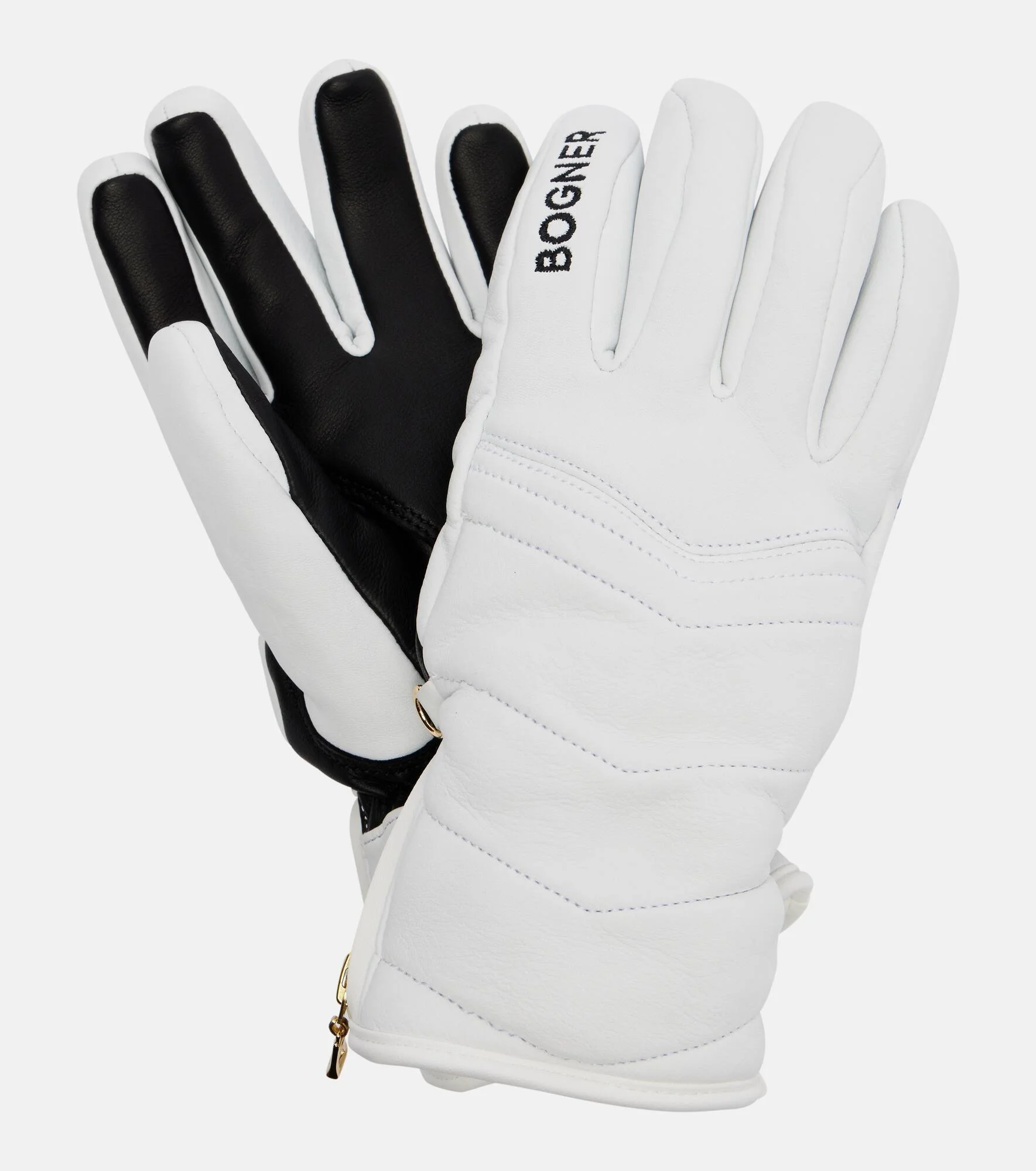 Dana quilted leather ski gloves - 1