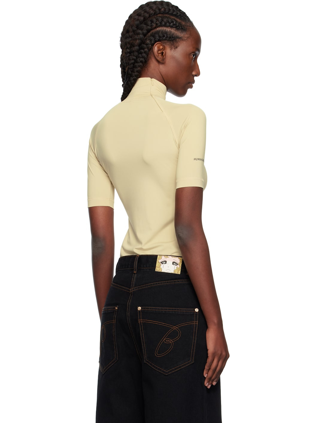 Yellow 'Security' Pocket Top - 3