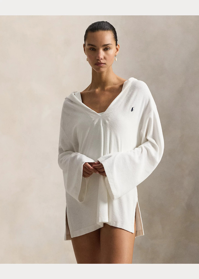 Cotton Terry Hooded Cover-Up 3