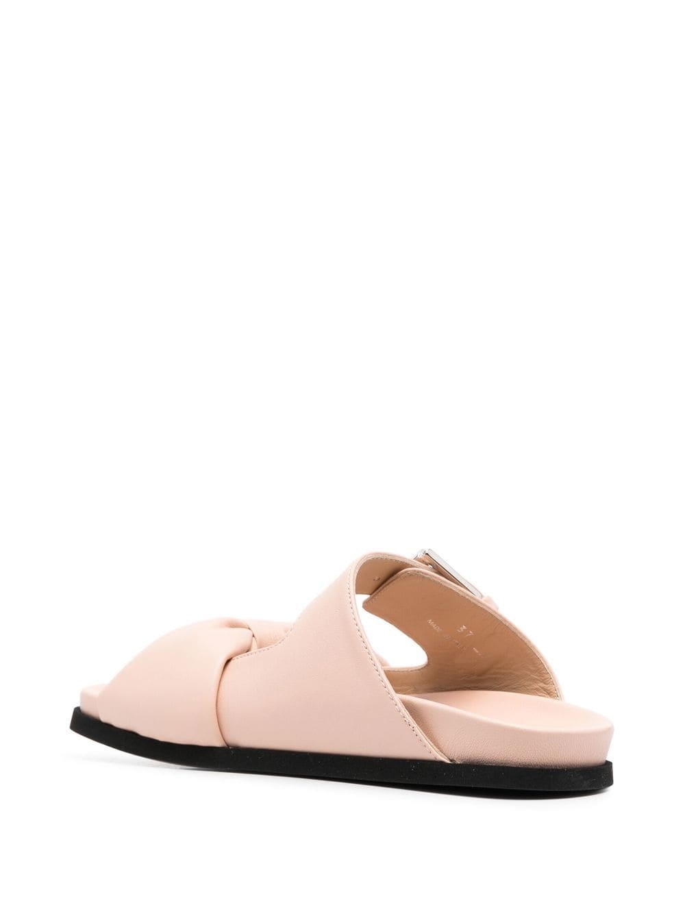 bow detail strappy slides - 3