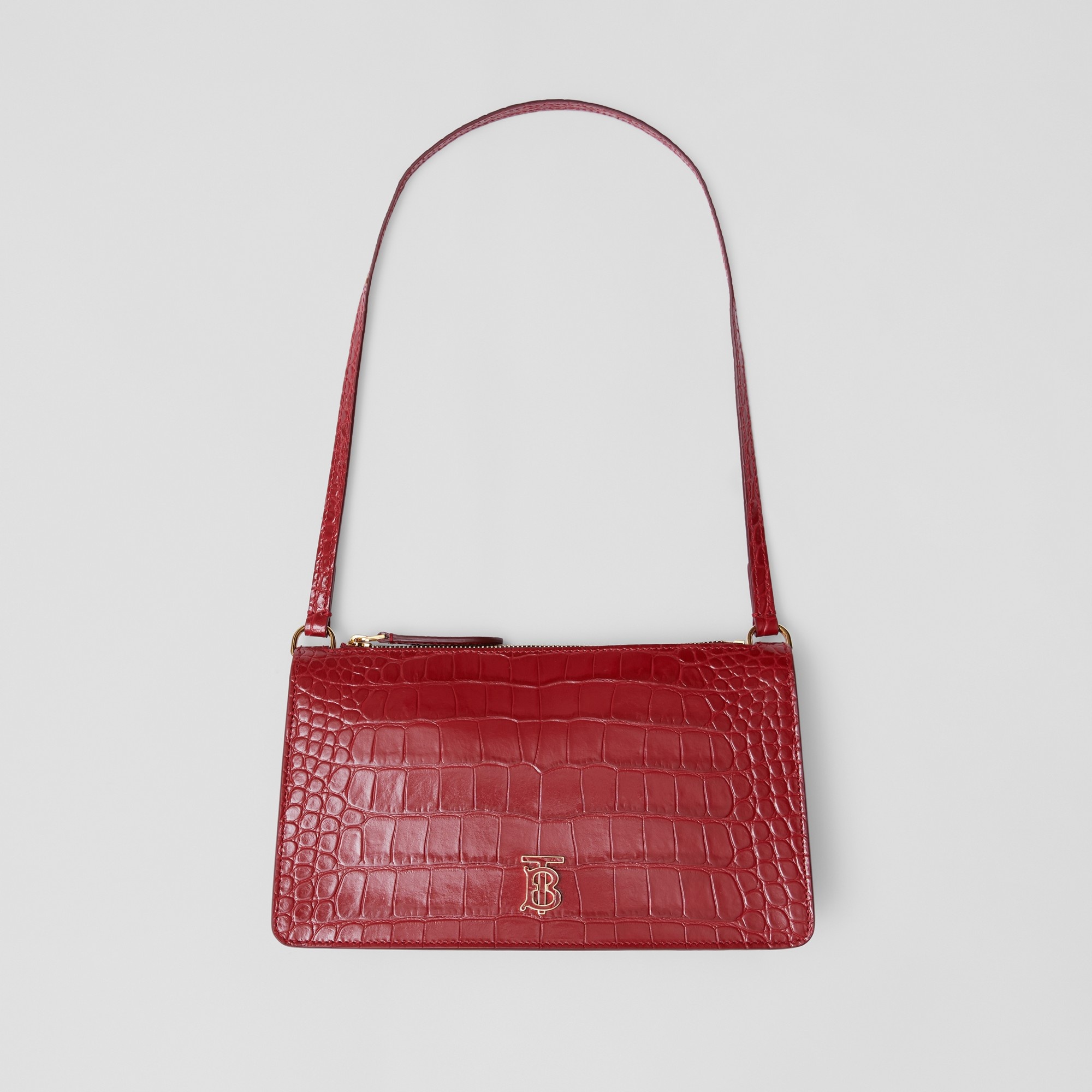 Embossed Leather TB Pouch - 4